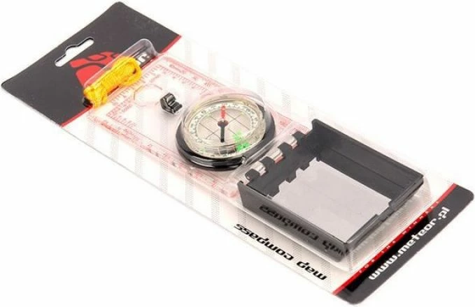 Turistični kompas Meteor, črn