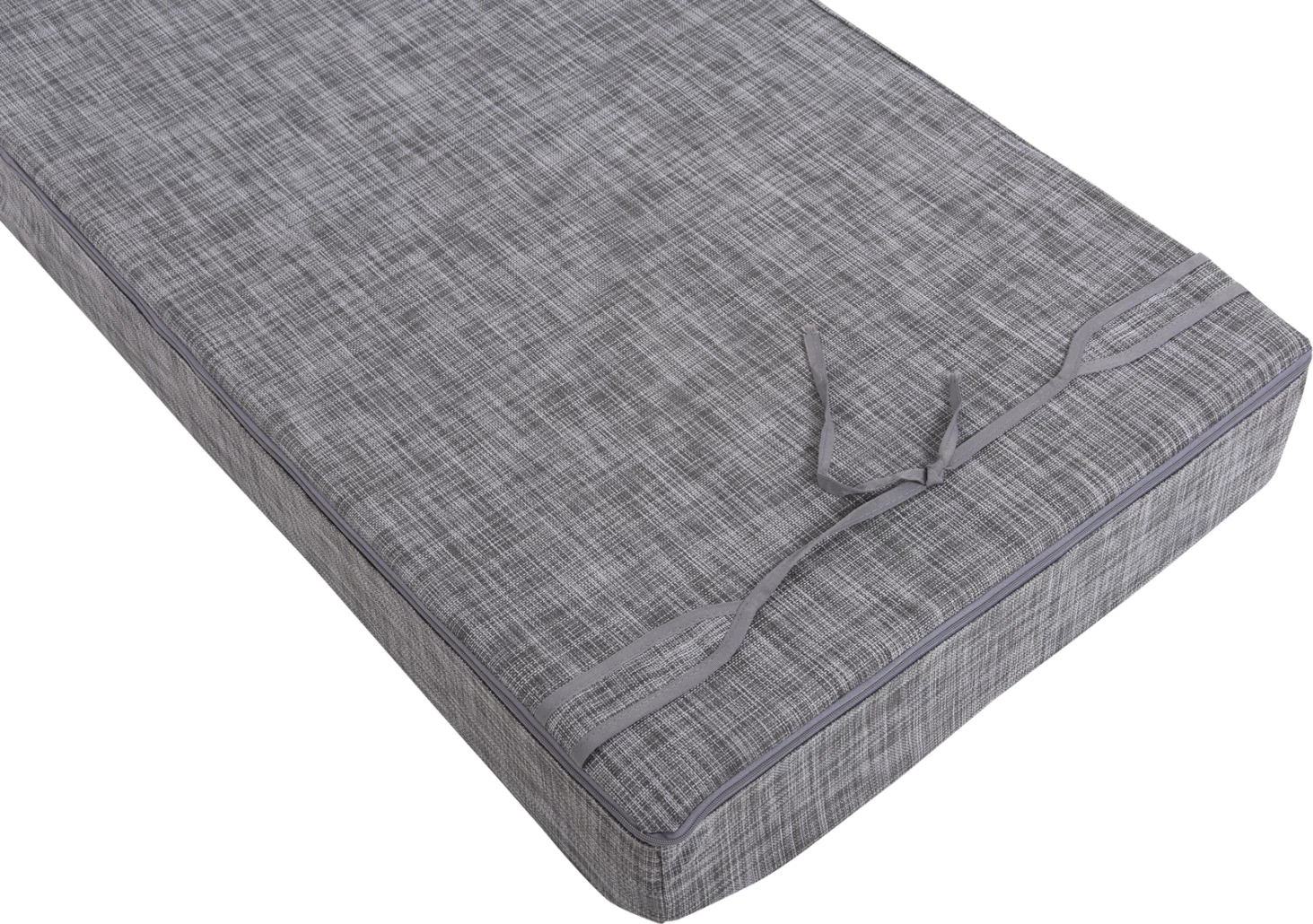 Blazina za ležalnik SIFNOS iz tekstilena v sivi barvi FH11761.10 200(120+80)x70x20Hcm