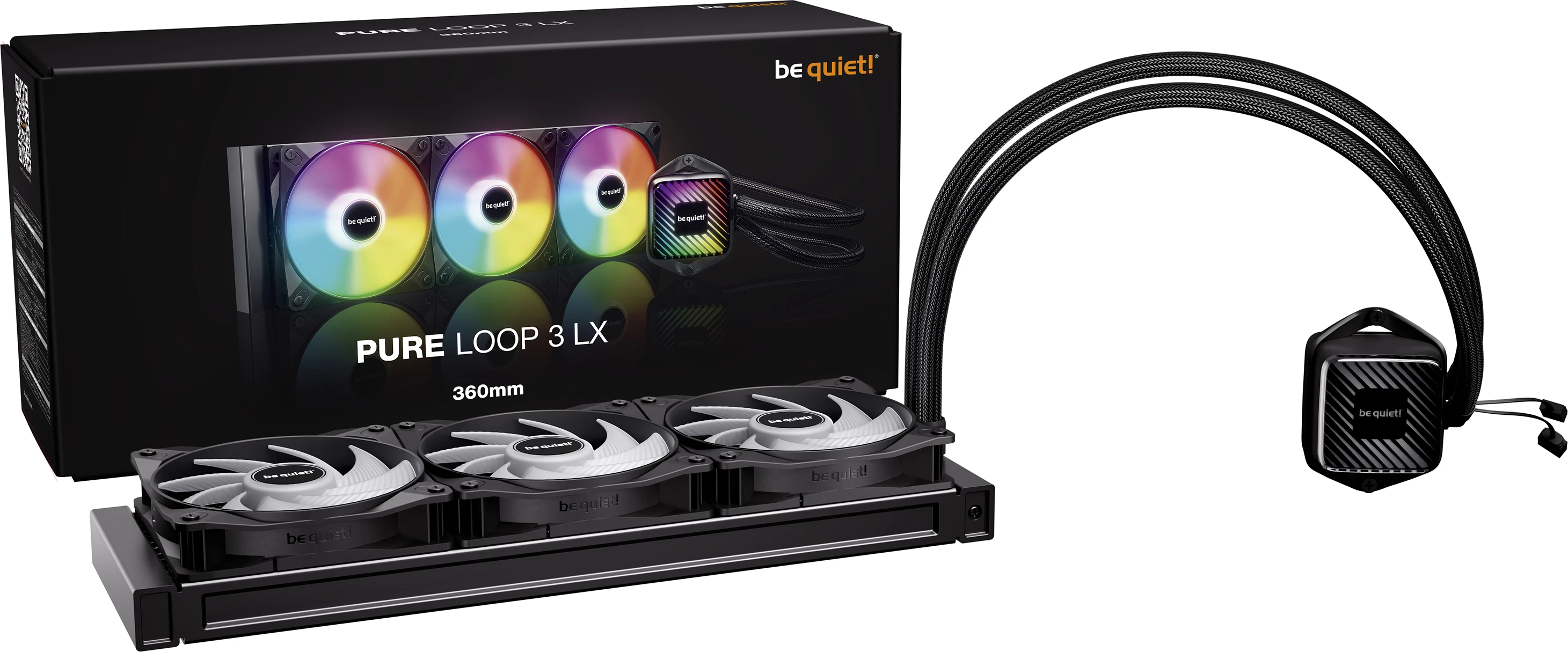 Vodeno hlajenje PURE Loop 3 LX 360 mm, Be Quiet!, RGB