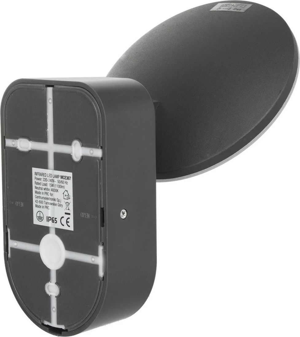 Stenska LED svetilka z PIR senzorjem Maclean MCE367, 4000K, IP65, 220-240V AC