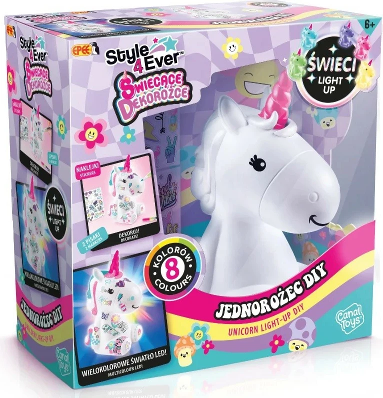 Svetleči komplet enoroga, Epee EP60046, večbarven