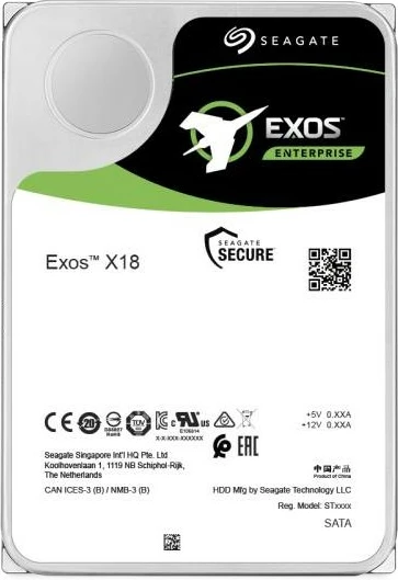 Notranji trdi disk Seagate Exos X18, 16 TB, 7200 RPM, 256 MB, 3,5", SAS