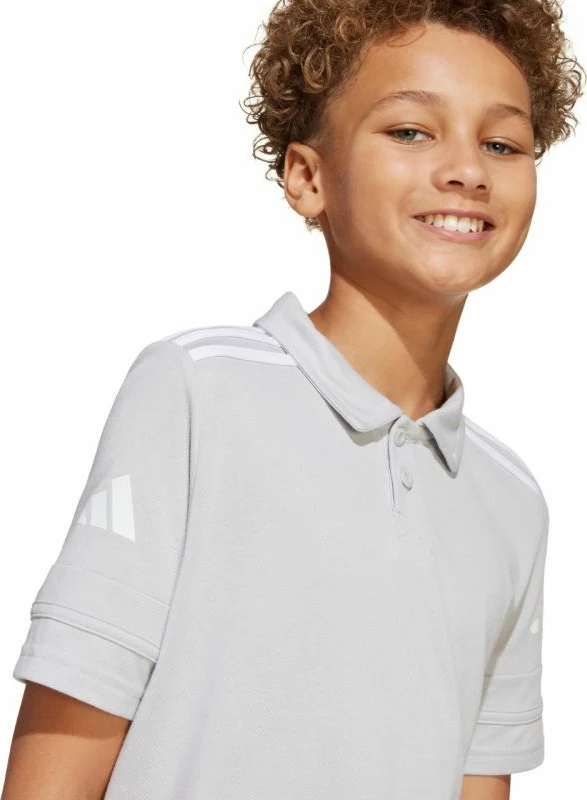 Polo majica za otroke adidas, siva