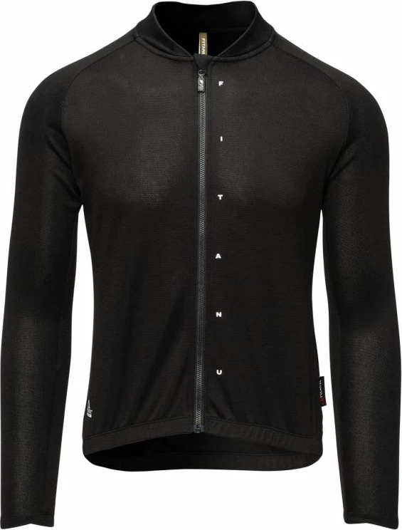 Kolesarska majica Fitanu, črna