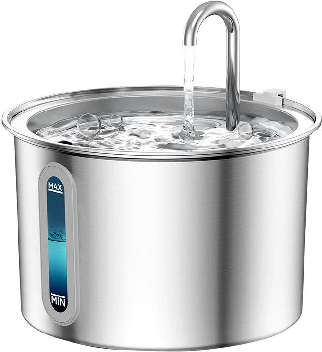 Pitna fontana za pse in mačke Oneisall PWF-001-1, 2 L, nerjaveče jeklo 316