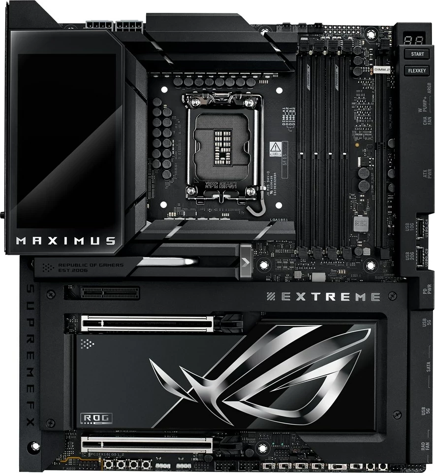 Matična plošča ASUS ROG MAXIMUS Z890 EXTREME, vtičnica LGA 1851, črna