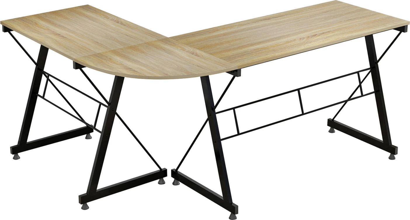 Pisarniški kotni komplet Sonama s kovinskim okvirjem FH2127.01 158Χ120Χ74cm
