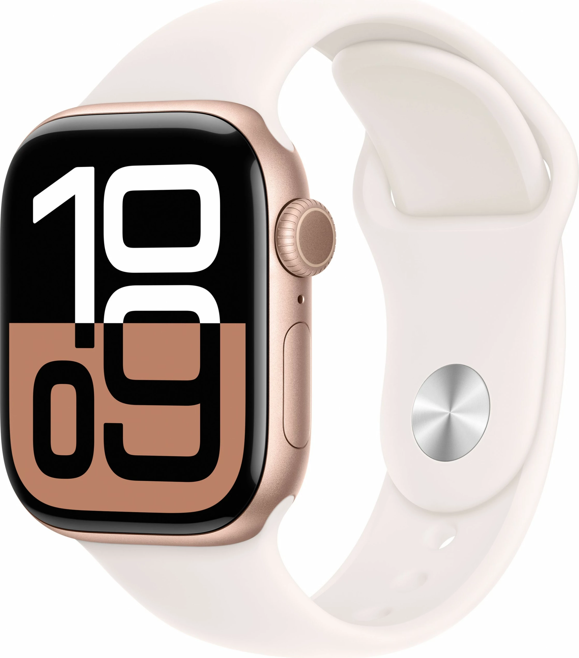 Pametna ura Apple Watch Series 10 GPS 42mm 64 GB, rožnato zlata