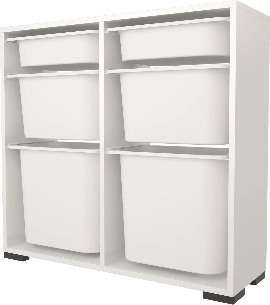 Večnamenska omara Carla, bela