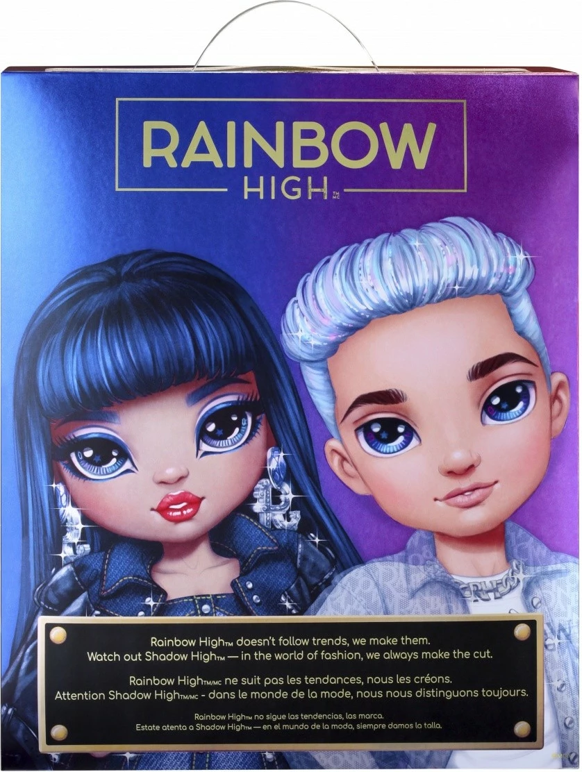 Modna lutka Rainbow High Aidan Russell, MGA, z dodatki