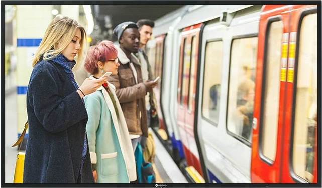 Velik CCTV monitor 55 inch 4K UHD LED, AG Neovo HMQ-5501, črn