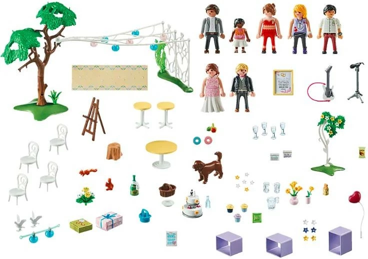 Igralni set s poročno temo, Playmobil City Life 71365, 163 delov