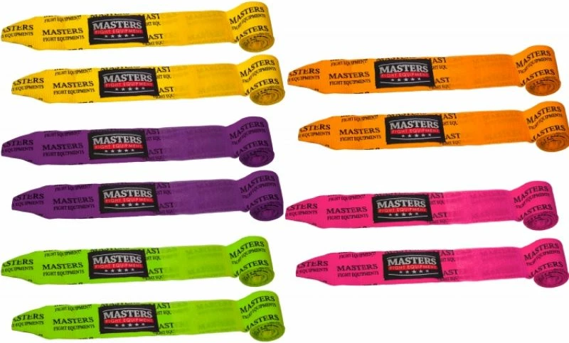 Boksarski trakovi Masters za moške in ženske, neonske barve