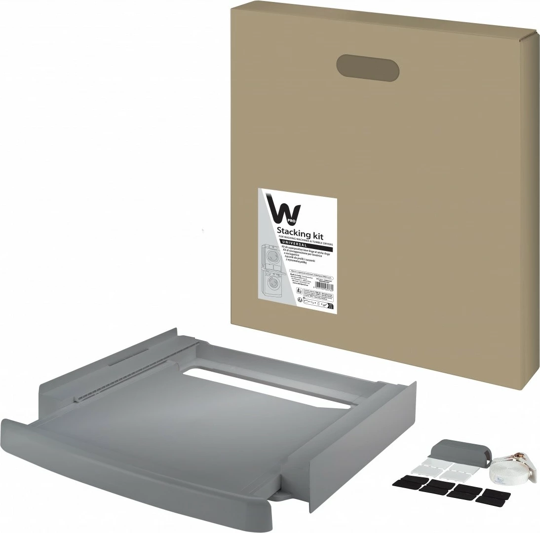 Univerzalni nosilec za pralni in sušilni stroj Whirlpool SKS101S, srebrn