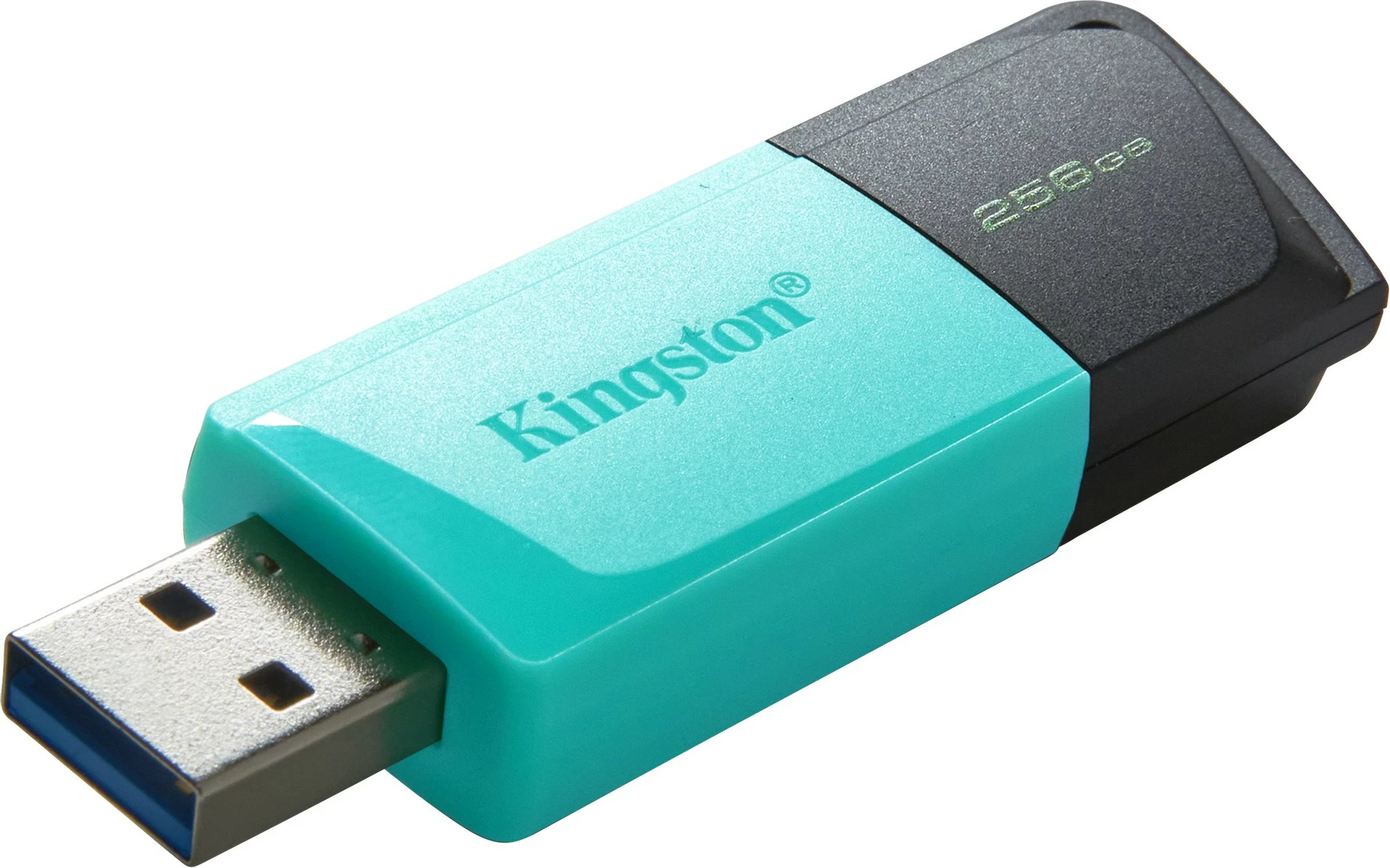 USB-pomnilnik 256GB, Kingston DataTraveler Exodia M, USB 3.2, črno/tirkizen