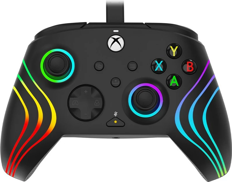 Žičen igralni kontroler PDP Afterglow Wave, PC, Xbox One, Xbox Series S/X, USB, črn