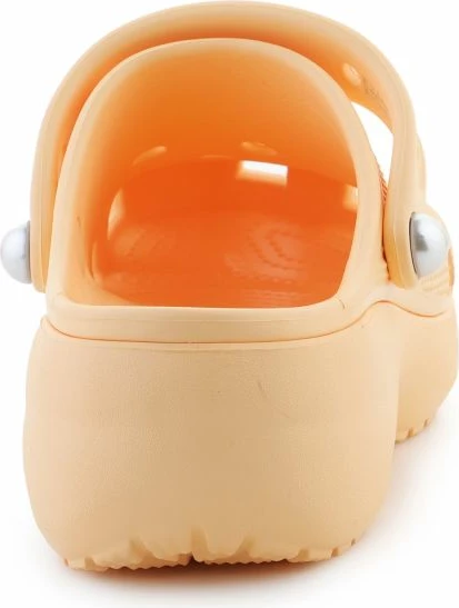 Platformne superge Crocs Classic Platform Pearl za ženske, oranžne