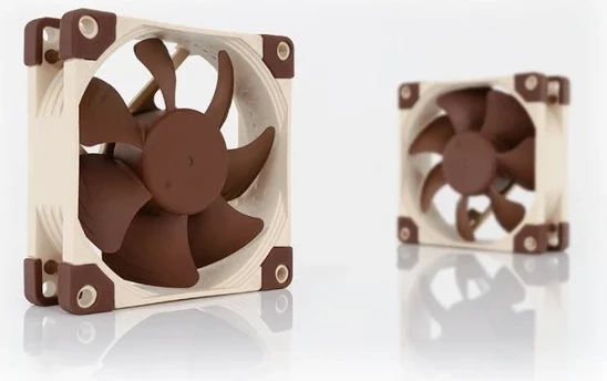 Ventilator za ohišje računalnika Noctua NF-A8 ULN, 8 cm, bež in rjav