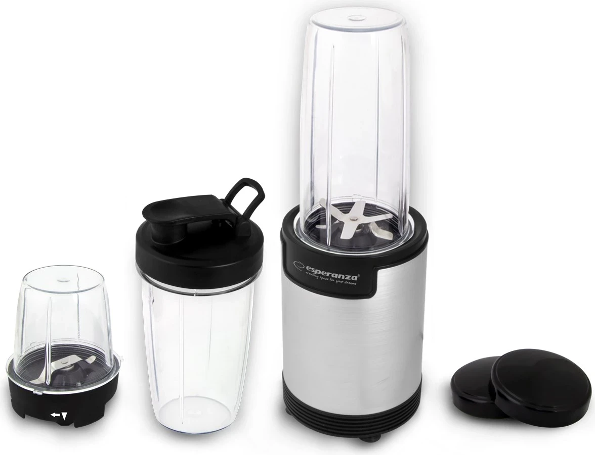 Blender za smoothie 9 v 1, 900 W, siva Esperanza Nutri Bomb EKM030