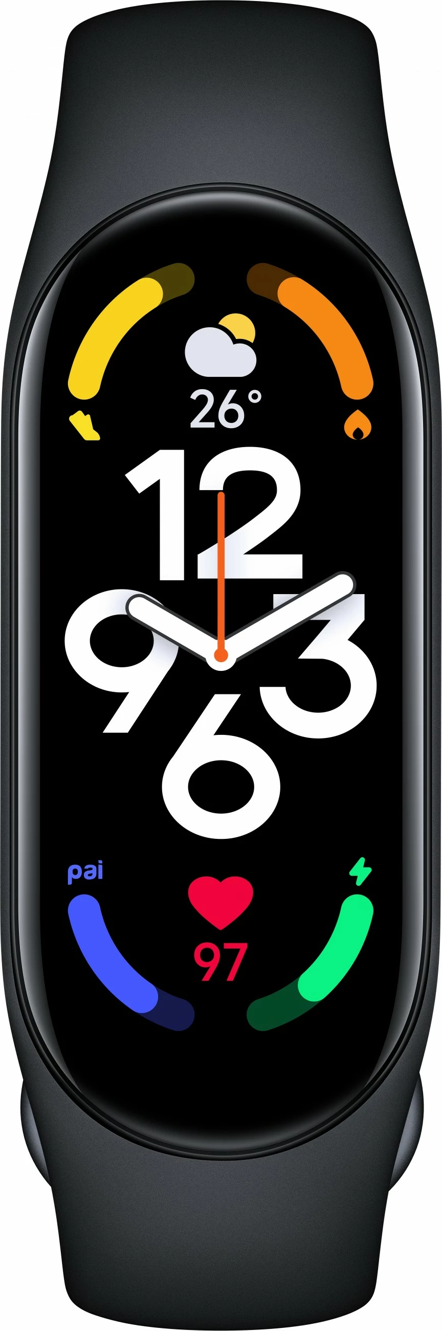 Pametna zapestnica 1,62" AMOLED, 180 mAh, črna — Xiaomi Smart Band 7