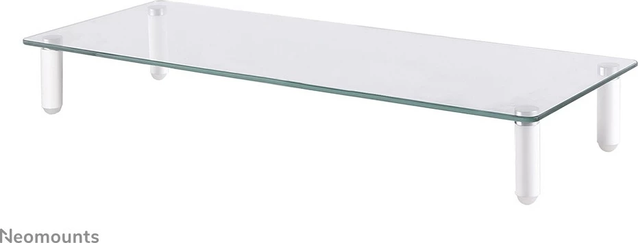 Stojalo za monitor/laptop, Newstar NSMONITOR10, univerzalno, steklo, 25 kg, črno