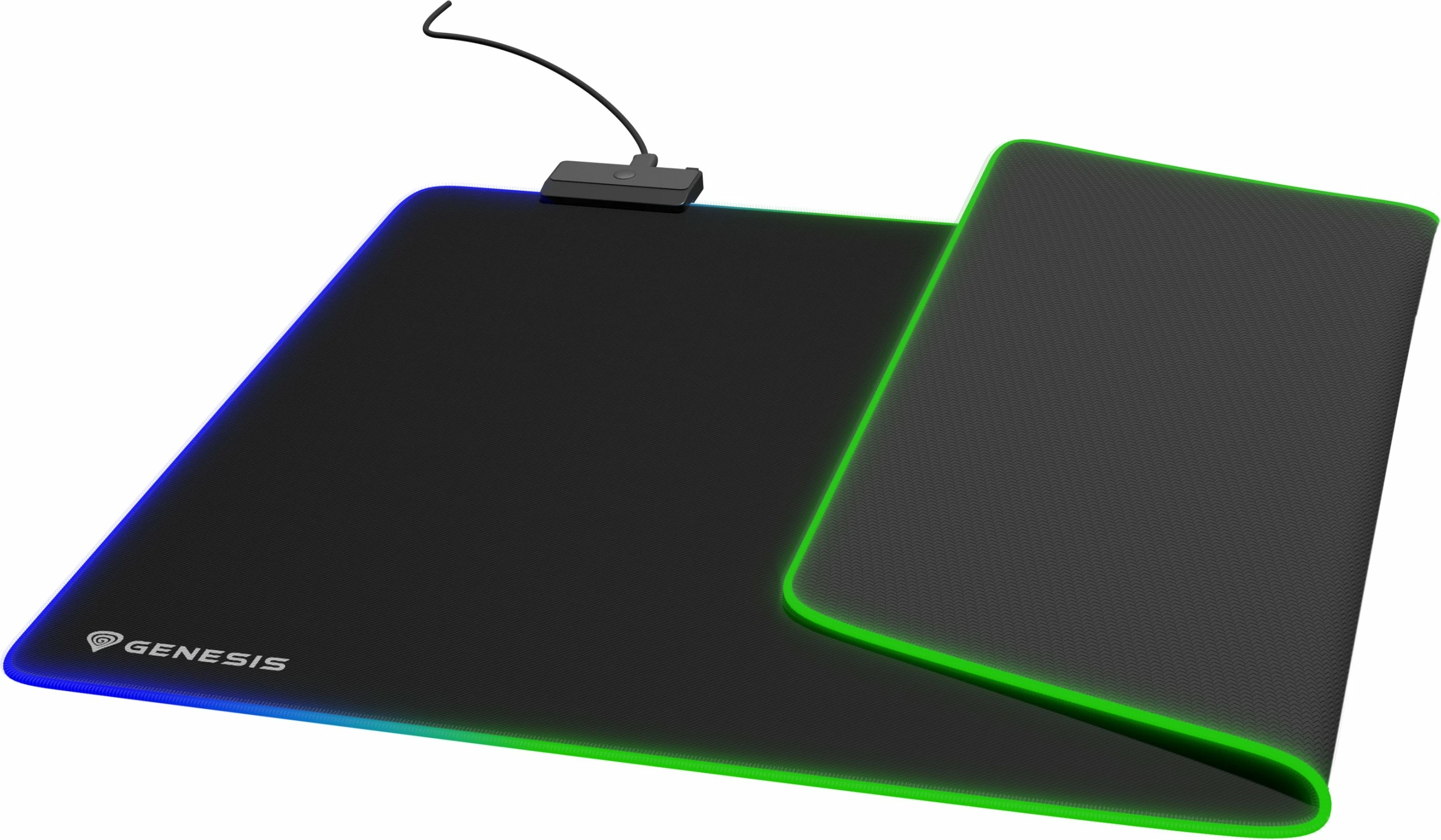 Podloga za miško RGB XXL 800x400 mm, črna — Genesis BORON 500