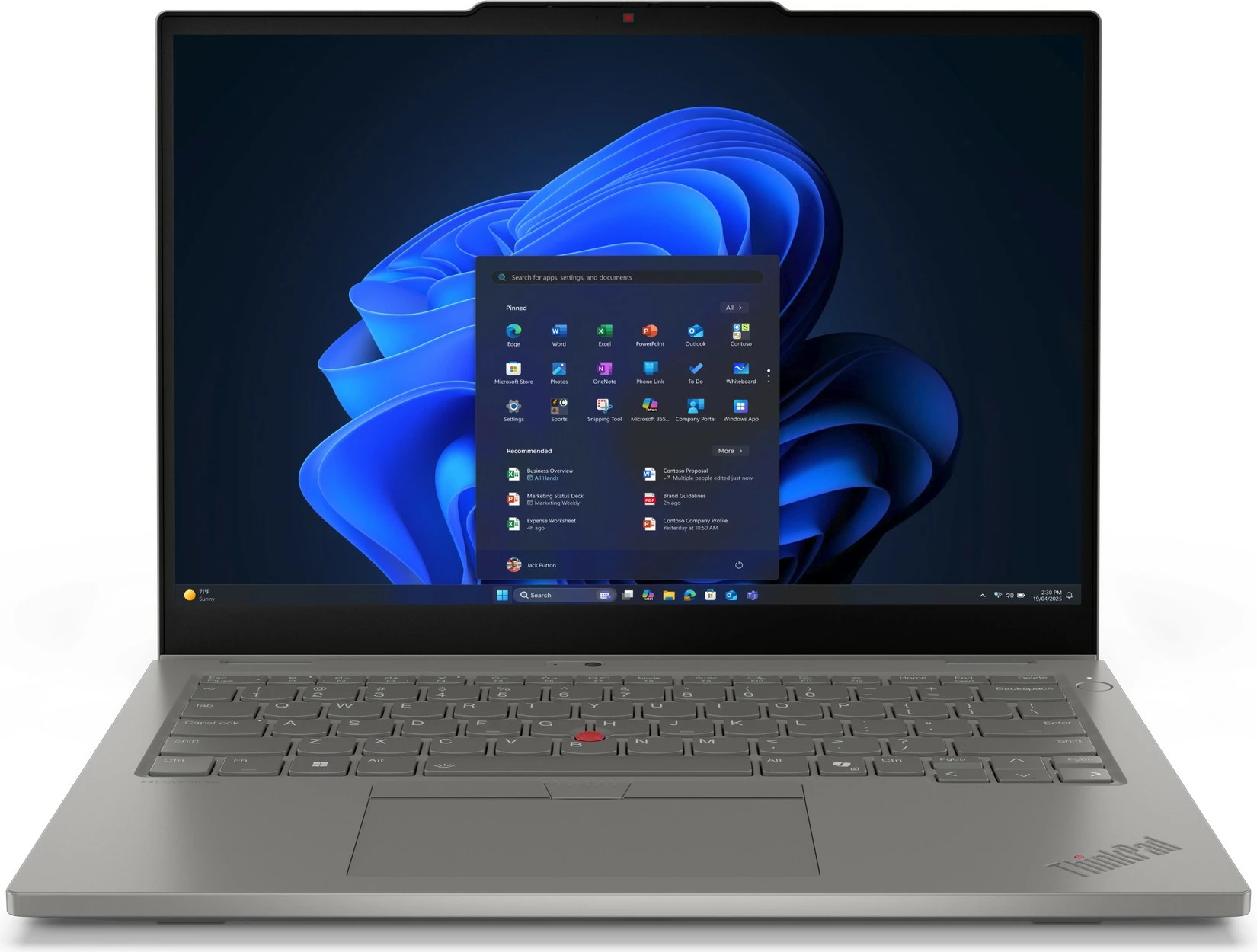 Prenosni računalnik 2v1, Lenovo ThinkPad L13 G6, Ultra5 225U, 16GB RAM, 512GB SSD, 13", zaslon na dotik, 4G, siva