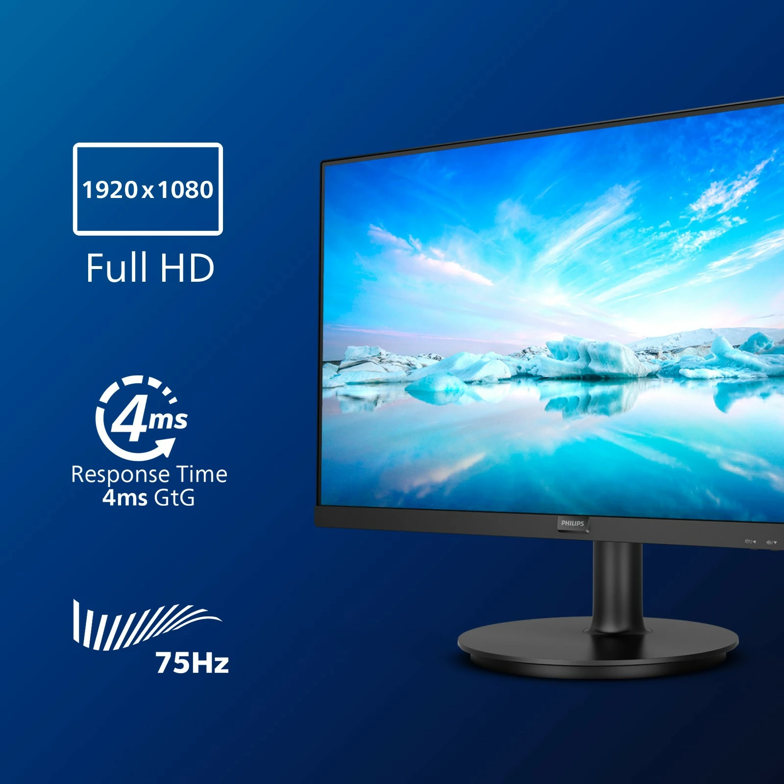 27-palčni monitor z VA panelom Philips 271V8LA, HDMI, črn