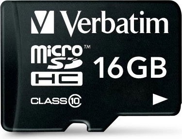 MicroSDHC kartica, 16 GB, Class 10, črna - Verbatim