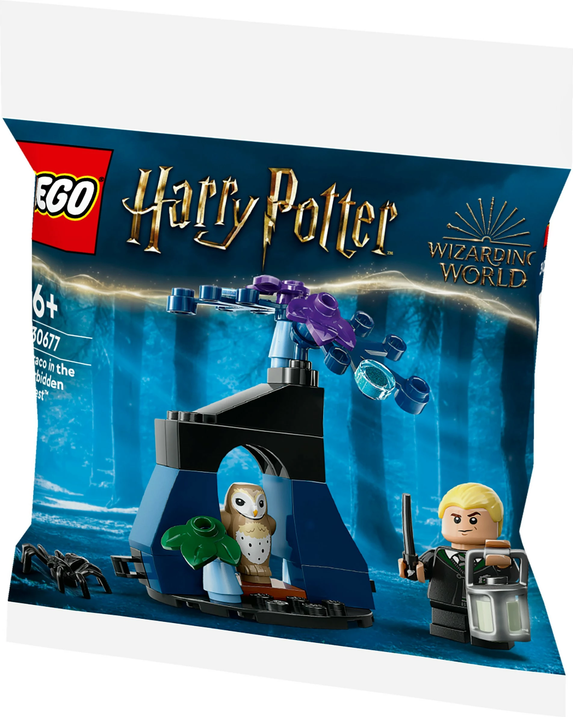 Set gradnje Draco v Prepovedanem gozdu, LEGO Harry Potter 30677, 33 kosov, večbarvno