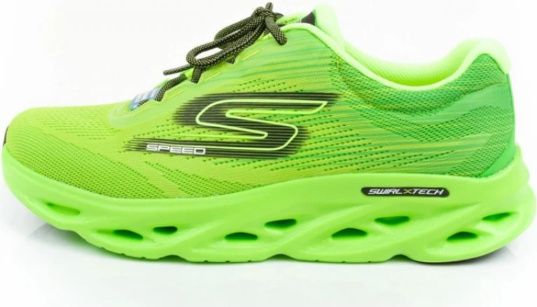 Tekmovalne tekaške superge Skechers, zelene