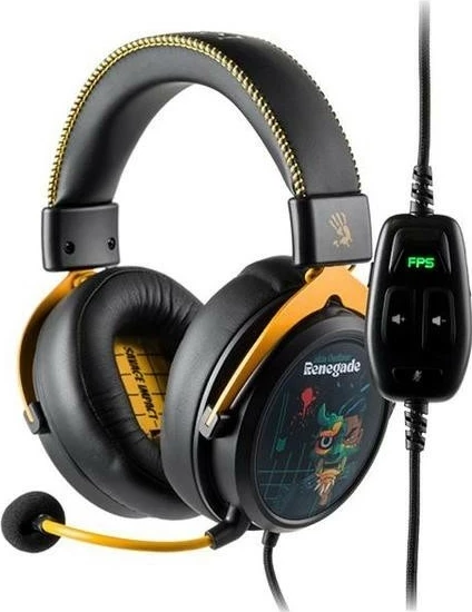 Slušalke A4Tech Bloody M595, USB, virtual 7.1, mikrofon AI-ENC, črne