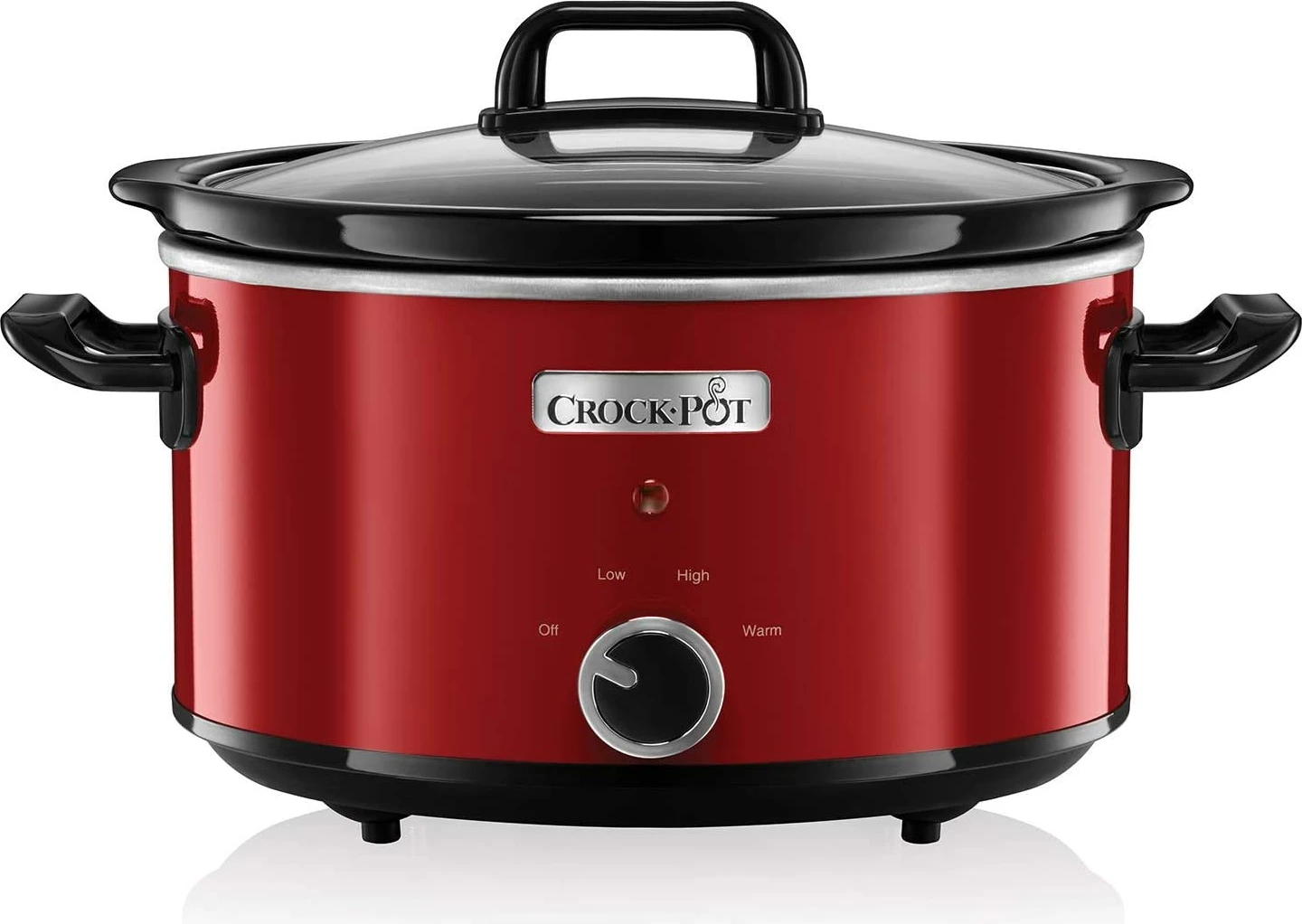 Počasni kuhalnik Crock-Pot SCV400RD, 3,5 L, črno-rdeč
