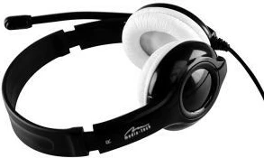 Slušalke z mikrofonom, USB, črno/bele Media-Tech EPSILION MT3573