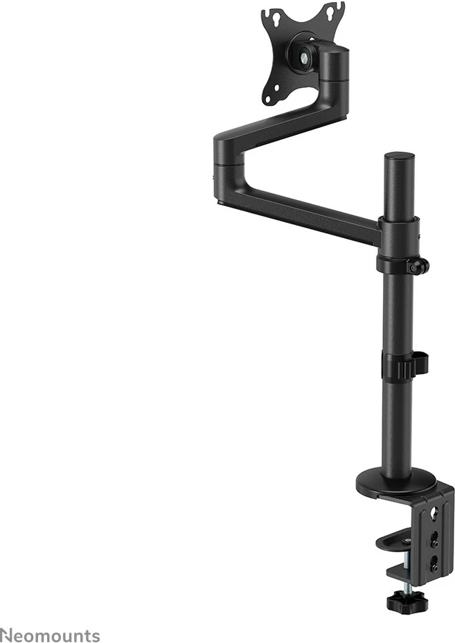 Nosilec za monitor 17–27", Neomounts DS60-425BL1, sponka/izrez, 8 kg, črn