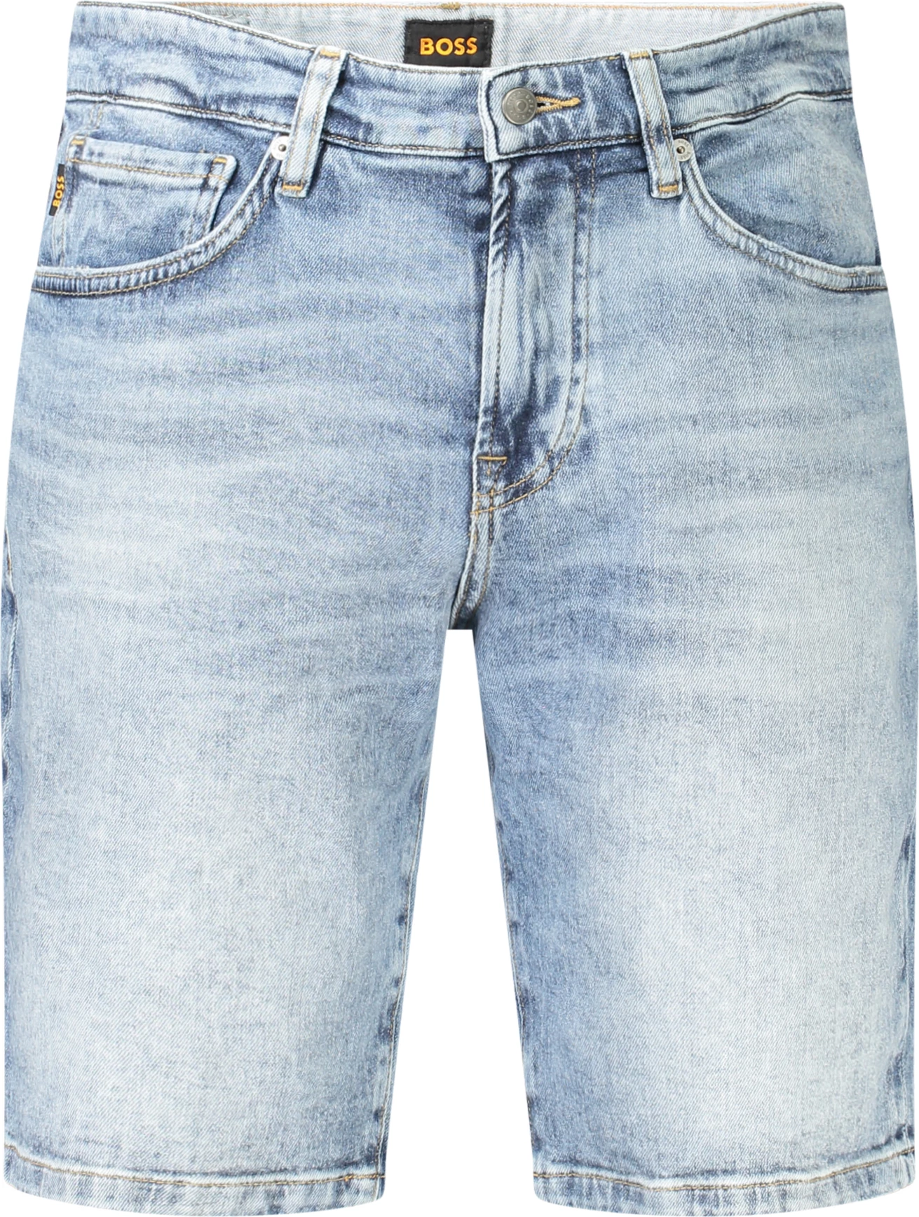 Xhinse kratke hlače BOSS moške, svetlo modre