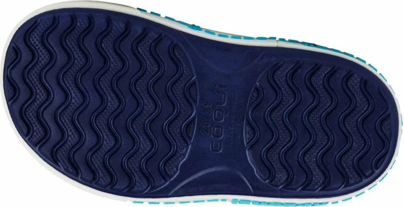 Otroške sandale Coqui, modro-mare in bele