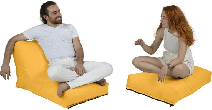 Vrtni puf Siesta, rumen