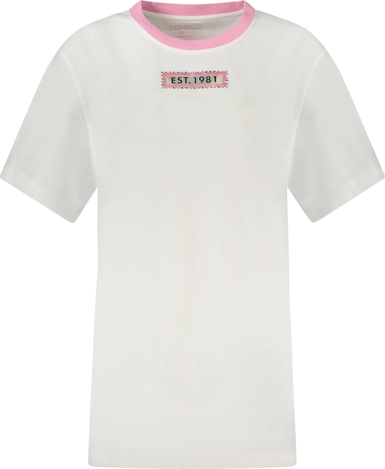 Majica GUESS JEANS, ženska, bela