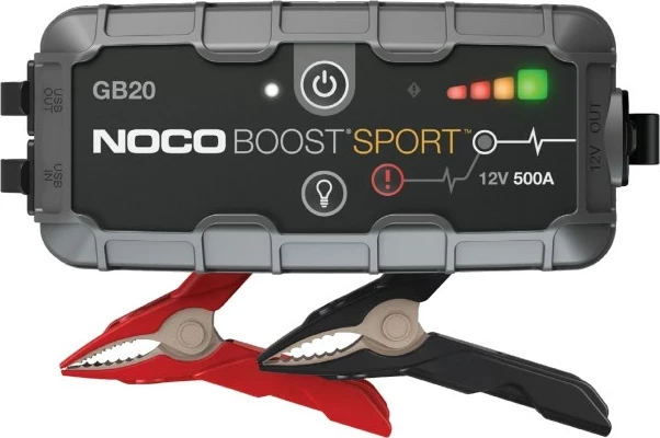 Startni akumulator (jump starter) NOCO GB20, 500 A, črn