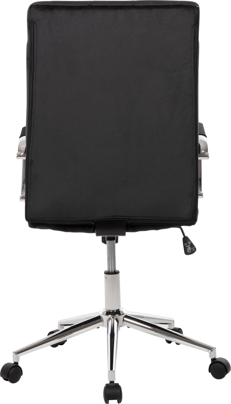 Pisarniški stol JOSEF FH1181.04 črn žamet-inox osnova 58x61x105-113Hcm