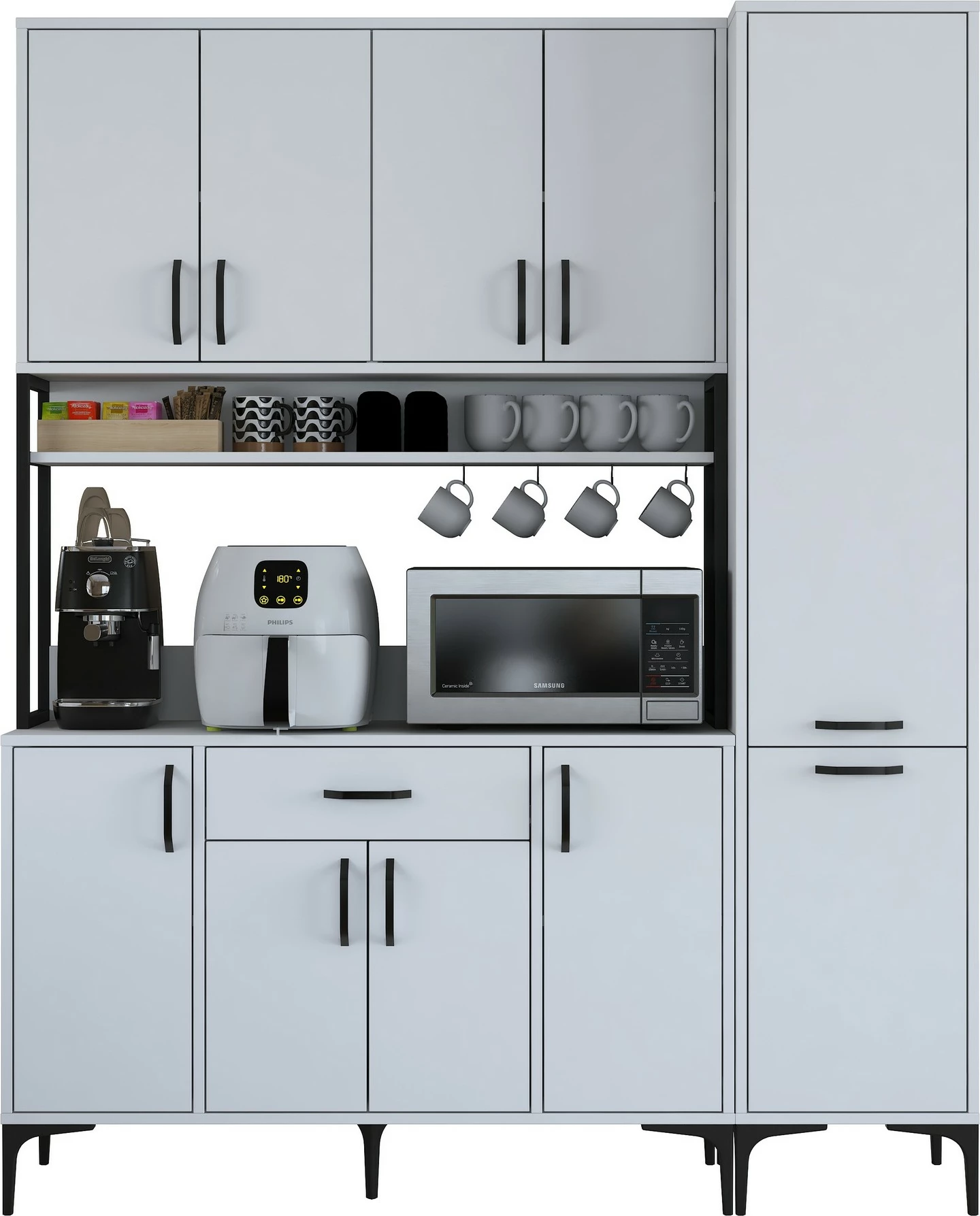 Večnamenska omara Hanah Home JE134 - 3055, bela