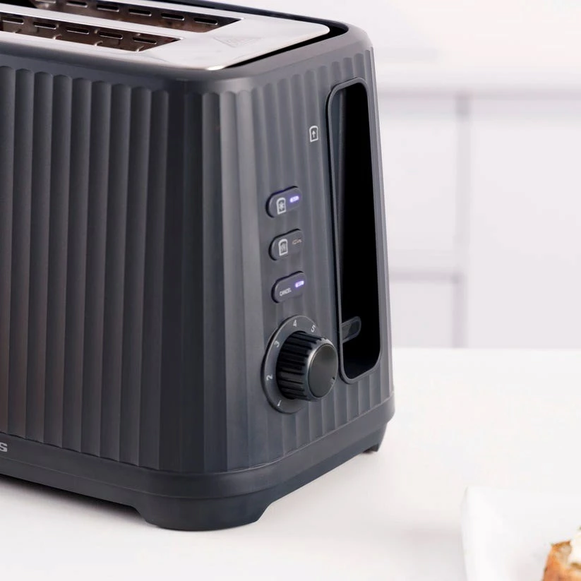 Toster Taurus Jonic Toast, 2 rezini, 1150 W, črn