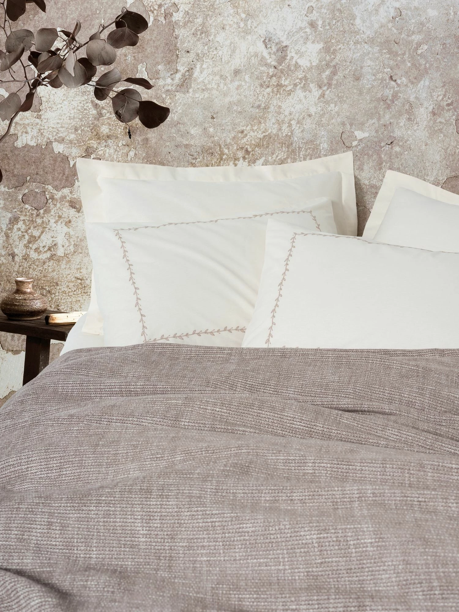 Dvojni komplet iz piké, bež, L'essentiel Loom