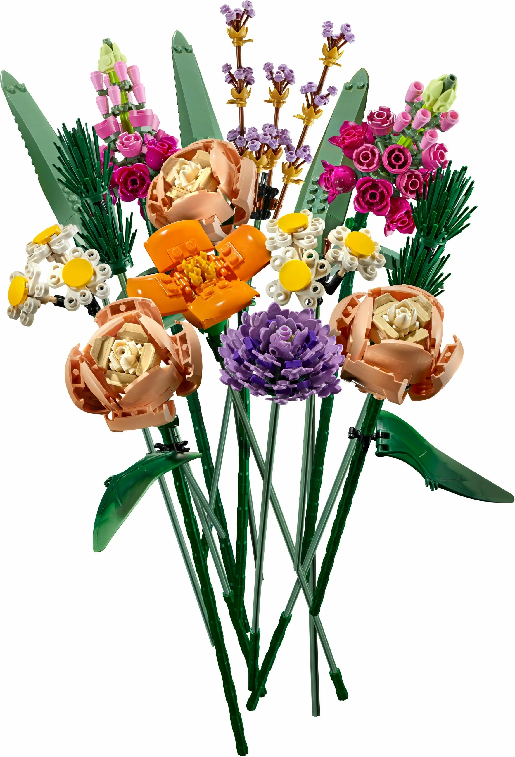 Buketa cvetov, LEGO ICONS Flower Bouquet, 756 kosov, večbarvno