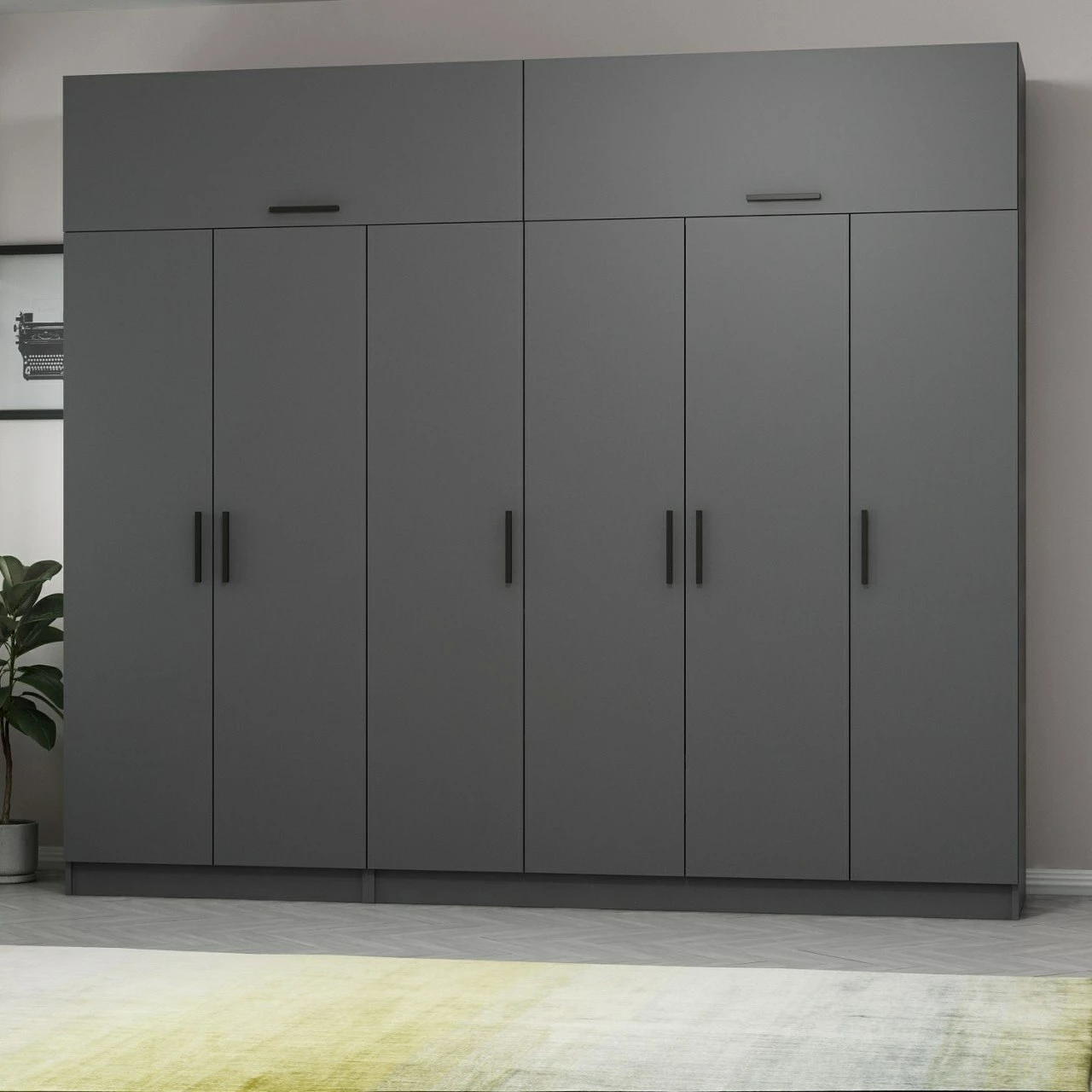 Omara Skye Decor, antracit, 270x255x52 cm