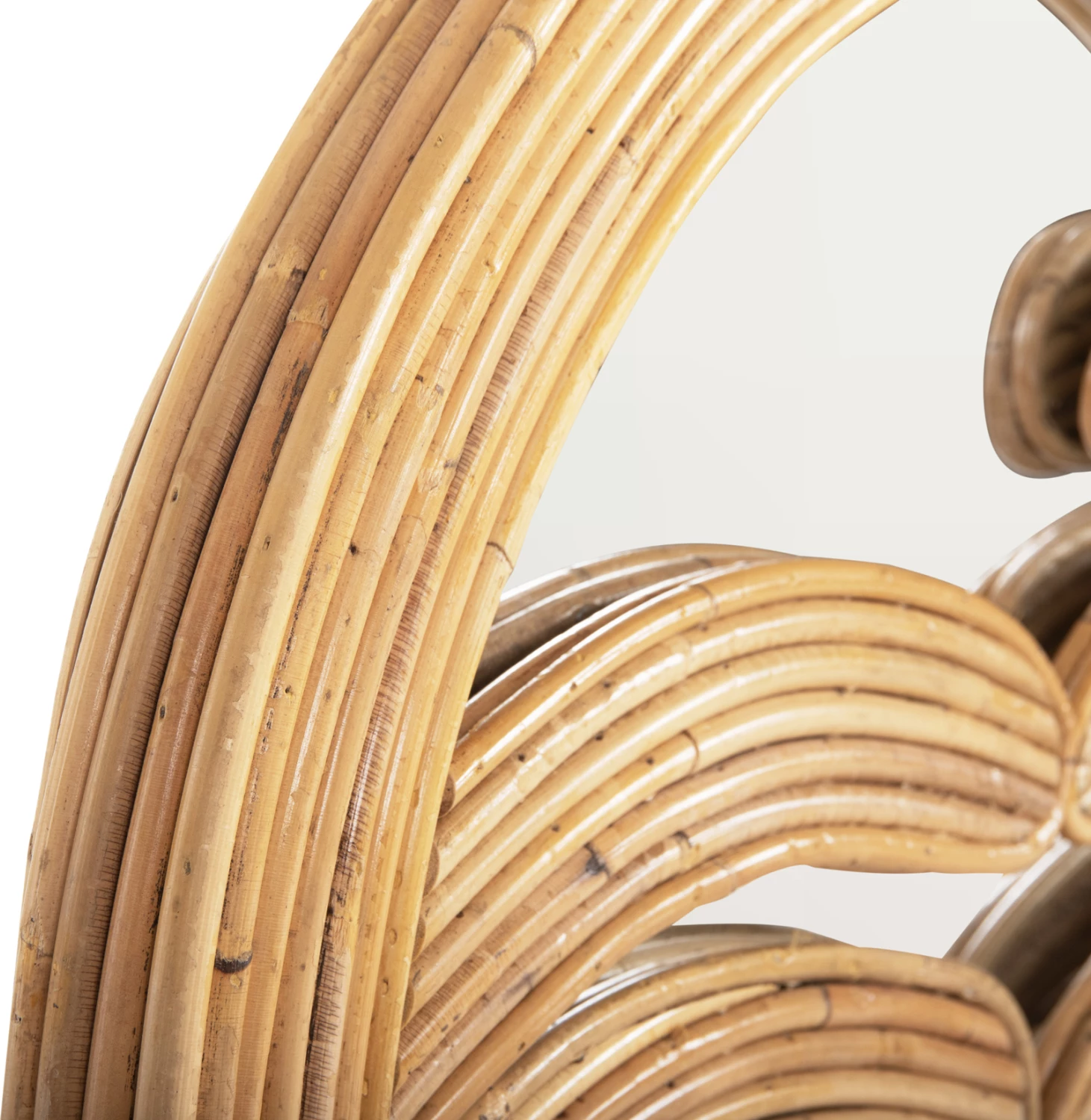 Stensko ogledalo REFLECT FH4366 naravni okvir iz ratana 61x5x80H cm