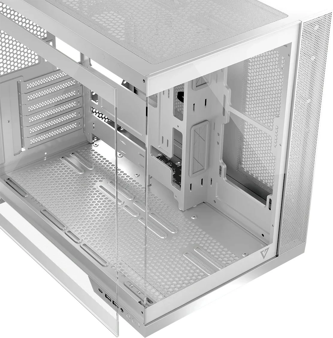 Računalniško ohišje MODECOM Volcano Panorama APEX ARGB 7F Midi, belo