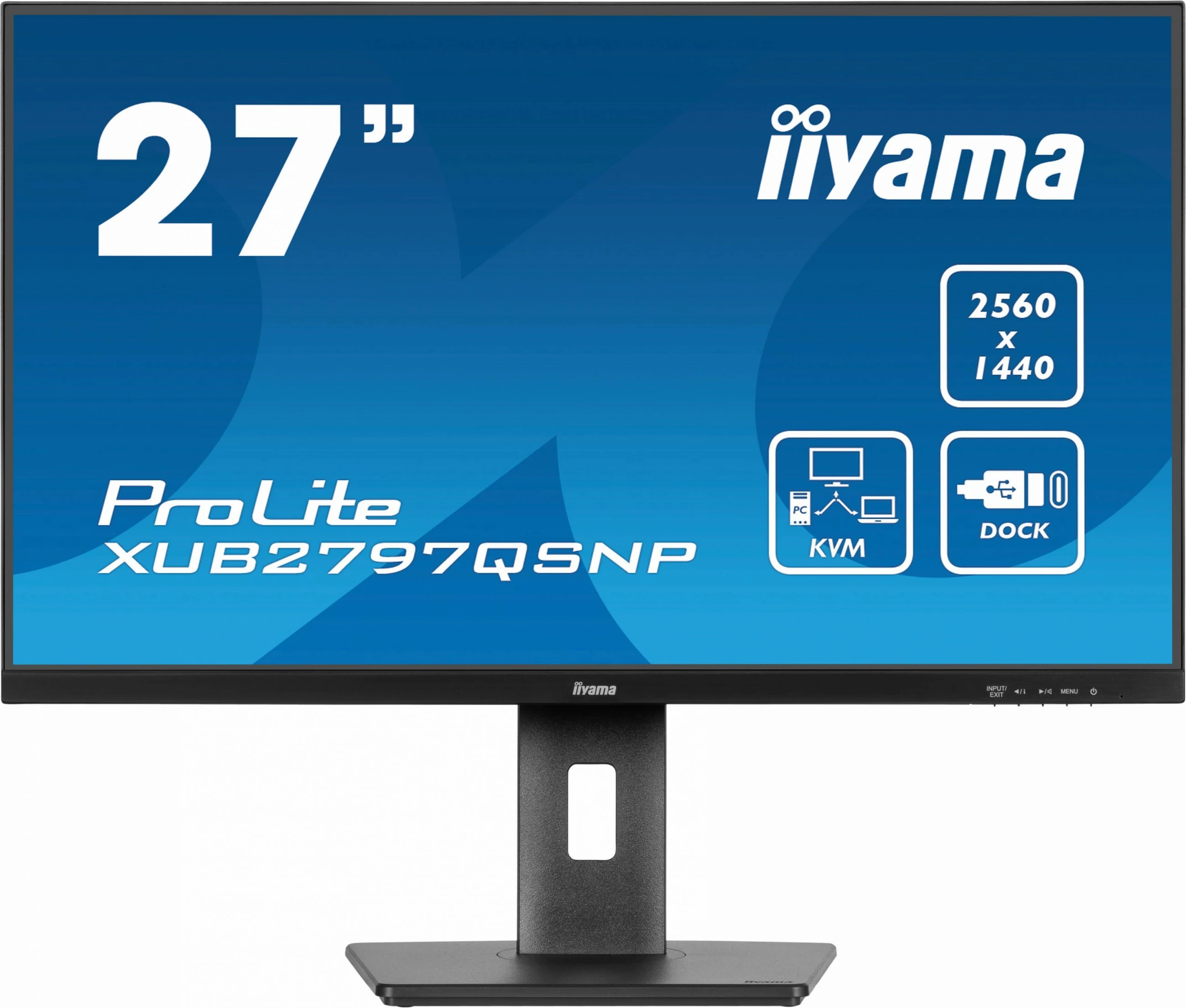 27" WQHD IPS monitor iiyama ProLite XUB2797QSNP-B1, LED, 1 ms, črn