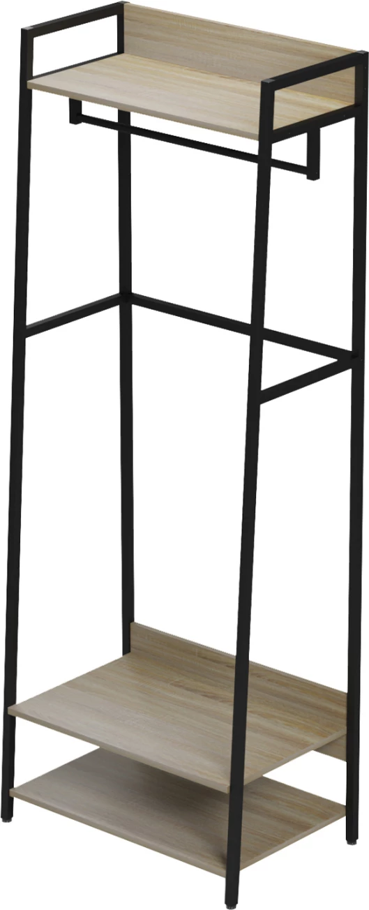 Pohištvo za predsobo/odprta garderobna omara ARANJA FH18085 kovina-melamin 64x40x169H cm